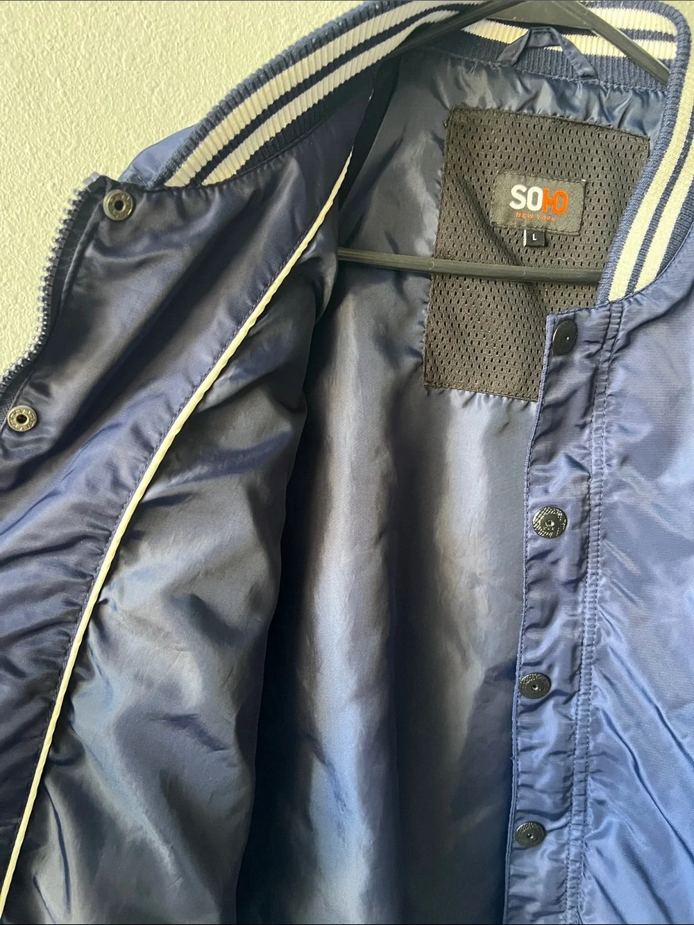 Classic Stadium Navy Bomber Jacket